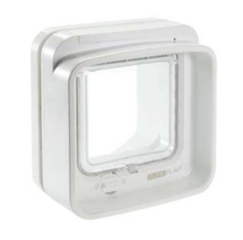 SEGULA SureFlap Mikrochipgest. DualScan Katzenklappe,  weiss (70941)