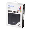 A-DATA ADATA HD680 2TB USB3.2 external HDD black Gen1 Backward compatible with USB2.0 (AHD680-2TU31-CBK)