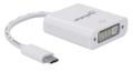 MANHATTAN MH Adapter, Converter Cable,  USB 3.1 C-Male/ DVI-Female,  Wh (152914)
