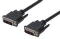MANHATTAN MH Cable, DVI, DVI-18+1-Male/Male, 1.8m, Black, Polybag