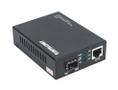 INTELLINET 10GBase-T to 10GBase-R Media Converter,  1 x 10 GB SFP Slot, 1 x 10GB RJ45 Port (Euro 2-pin plug) Medieomsætter Gigabit Ethernet 10 Gigabit Ethernet 5 Gigabit Ethernet 2.5 Gigabit Ethernet  (508193)