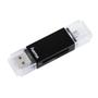 HAMA USB 2.0 OTG Card Reader Basic  SD/microSD black