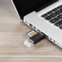 HAMA USB 2.0 OTG Kartenleser Basic SD/ microSD Schwarz (181056)