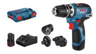 Bosch GSR 12V-35 FC Professional - drill/ driver - trådløs - 2 hastigheter - 2 batterier (06019H3000)