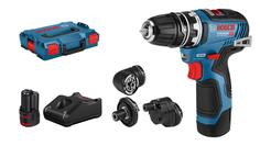 Bosch GSR 12V-35 FC Professional - drill/driver - trådløs - 2 hastigheter - 2 batterier