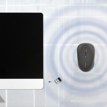 LOGILINK Maus Funk 2,4 GHz 3-Button, schwarz (ID0193)