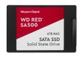 WESTERN DIGITAL WD Red SA500 NAS SATA SSD WDS400T1R0A - SSD - 4 TB - internal - 2.5" - SATA 6Gb/s