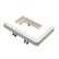 GARBOT FUGA Module 75X50mm For F22 Modules. White