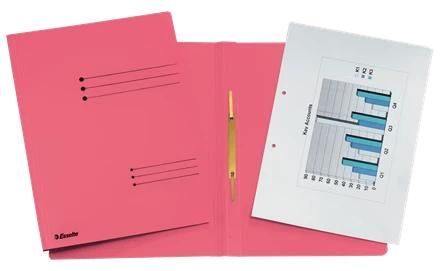 ESSELTE Arbejdsmappe karton genbrug A4 rød (621056*25)