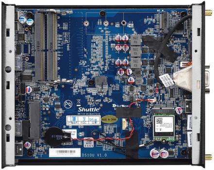 SHUTTLE Xpc Slim Barebone Ds10U, (PEB-DS10U041)