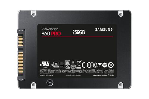 SAMSUNG SSD 860 PRO 256GB 2.5inch SATA 560MB/s read 530MB/s write MJX (MZ-76P256B/EU)
