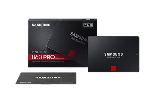 SAMSUNG SSD 860 PRO 256GB 2.5inch SATA 560MB/s read 530MB/s write MJX (MZ-76P256B/EU)