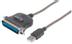 MANHATTAN Converter,  USB to Parallel, ,  USB A-male / Centronics 36-male, 1,8 m, sort, Blister