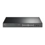 TP-LINK 18-Port Gigabit Easy Smart Switch with 16-Port PoE+
PORT: 16  Gigabit PoE+ Ports, 2  Gigabit SFP Slots
SPEC: 802.3at/ af,  192 W PoE Power, 1U 19-inch Rack-mountable Steel Case
FEATURE: MTU/ Port/ Tag-bas (TL-SG1218MPE)