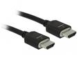 DELOCK HDMI med Ethernet-kabel 3m Sort