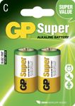 GP Super Alkaline C-batteri,  14A/LR14, 2-pakk (5503)