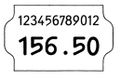 METO etiket perm 32x19 hvid (5rl/1000)