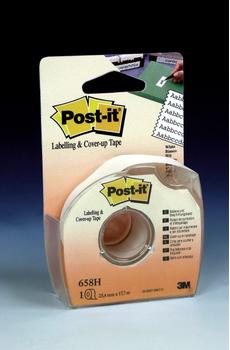 3M Post-it korrigeringstejp m/ dispenser 25mmx17m vit (7100222076)