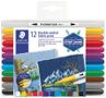 STAEDTLER Tekstil Duo, 12 Stk Ass