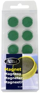 ACTUAL Magnet rund 16mm grön 10/fp (32336)