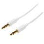 STARTECH CABLE 2M AUDIO ESTEREO 3.5MM MINIJACK PLUG MACHO MACHO CABL (MU2MMMSWH)