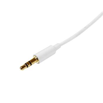 STARTECH CABLE 2M AUDIO ESTEREO 3.5MM MINIJACK PLUG MACHO MACHO CABL (MU2MMMSWH)