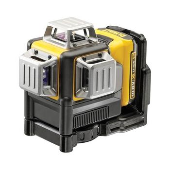 DEWALT Dewa Multilinienlaser 3x360°, grün 10,8V (DCE089D1G-QW)