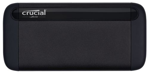 CRUCIAL X8 - SSD - 1 TB - external (portable) - USB 3.1 Gen 2 (USB-C connector) (CT1000X8SSD9)