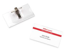 OFFICE DEPOT Namnskylt 75x40 klä/nål 50/fp