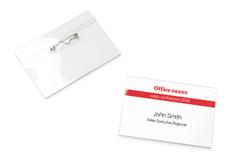 OFFICE DEPOT Namnskylt 90x60mm nål 50/fp
