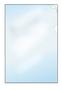 NICEDAY Muovitasku A4/90mic 2-sivua auki kirkas polypropeeni 100kpl