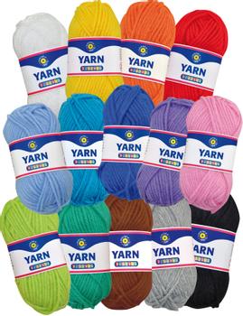 PLAYBOX Garn PLAYBOX akryl 50g 50m ass (14) (2471042)