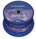VERBATIM DVD+R 4,7GB Branded Matt Silver 16xSpeed *50-pack* CakeBox