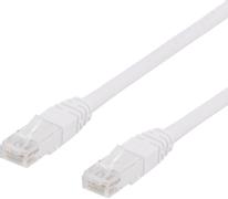 DELTACO UTP Cat.6 patch cable 15m, white