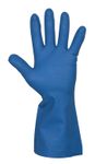 Nitril handske, DPL Interface Plus, 9, blå, nitril, indvendig velourisering