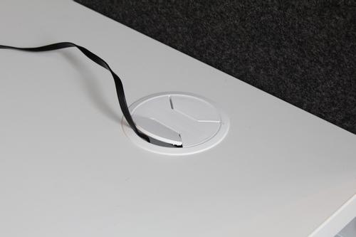 GÖTESSONS Cable Grommet Plastic | Table, flush installed | White (700288-1)