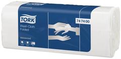 TORK Tvättlapp Tork Advanced 4-lag Vit 25x19cm