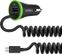 BELKIN Car Charger 3_4A with USB port _ integrated coiled micro USB Cable/ Black