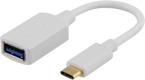 DELTACO Adapter USB-C 3.1 G1 - USB-A (USBC-1205)