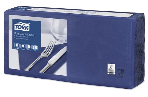 TORK 477412 Advanced Soft servietter 33x33cm blå 150stk (477412)