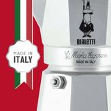 Bialetti Moka Express - 3 kopper Original siden 1933, aluminium (0001162)