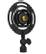 SVIVE Mic Hydra Shockmount Dish Sort passer mikrofoner opp til 75 mm diameter og 3/8", 5/8" og 22M innfesting, fjerne