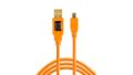 TETHER TetherPro USB 2.0 A/MiniB 5 Pin 4,6m orange