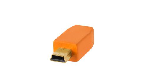 TETHER TetherPro USB 2.0 A/MiniB 5 Pin 4,6m orange (CU5451)