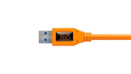 TETHER TetherPro USB 3.0 A/Micro B 4,6m orange (CU5454)