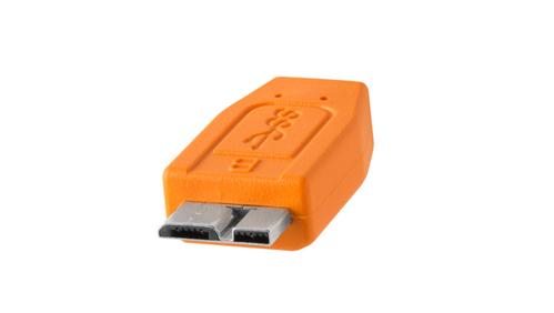 TETHER TetherPro USB 3.0 A/Micro B 4,6m orange (CU5454)