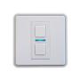 Lightwave Dimmer 1 Gang EU WhiteMetal