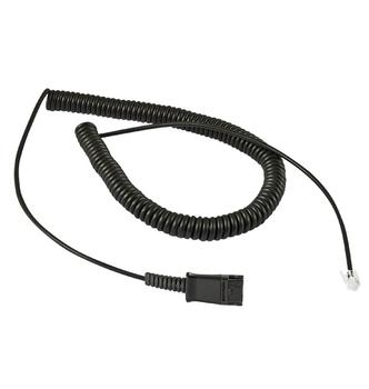 PLUSONIC Zubehör Kabel für Plantronics QD-RJ9, Yealink, Snom (nicht snom300) (100-002-PA)