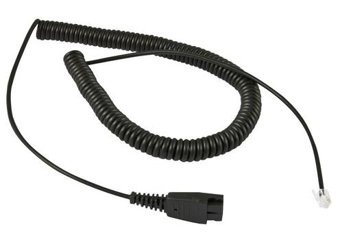 PLUSONIC Zubehör Kabel für Jabra QD-RJ9, Regelbelegung (100-002-G)