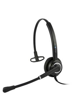 PLUSONIC Headset 7.1P, Mono, NC, Wideband, mit Plantronics QD (6612-7.1P)